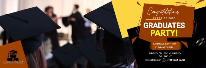 Copy of Joyful Graduation Email Header | PosterMyWall