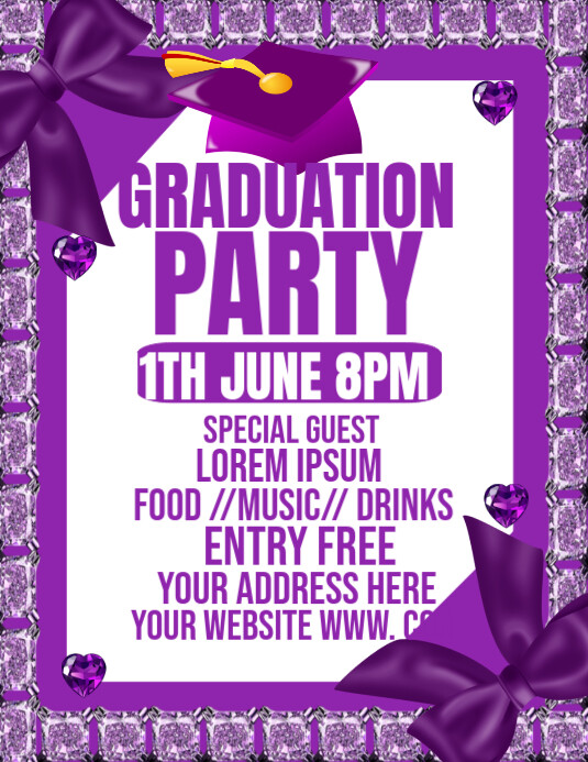 Copy Of Joyful Graduation Party Poster Flyer us Letter PosterMyWall copy-of-joyful-graduation-party-poster-flyer-us-letter-postermywall
