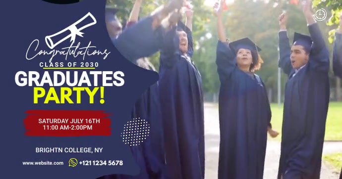 Joyful Graduation Template | PosterMyWall