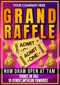 Grant Raffle Header grand raffle Template | PosterMyWall