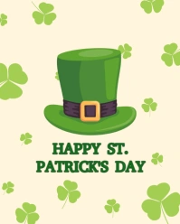Joyful Green Happy Saint Patrick's Day Instagram Portrait template