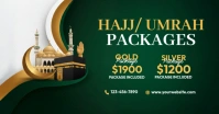 Joyful Hajj Umrah Facebook Shared Image template