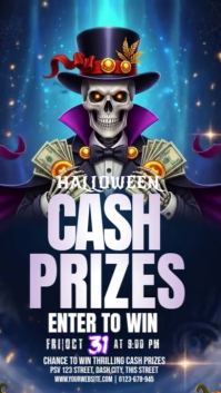 Joyful  Halloween Cash Prize Instagram Story template