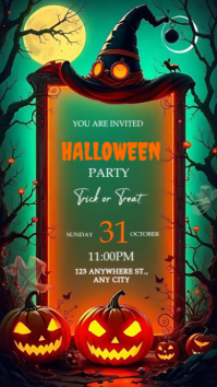 Halloween Party Instagram Story Template