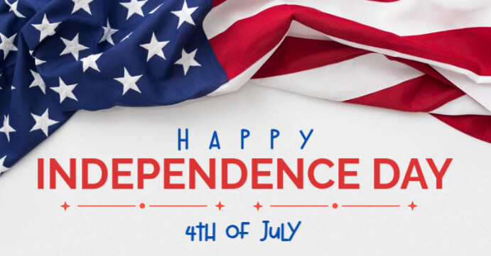 Joyful Happy 4th Of July Independence Day Celebration Wishes  Facebook Event Cover template