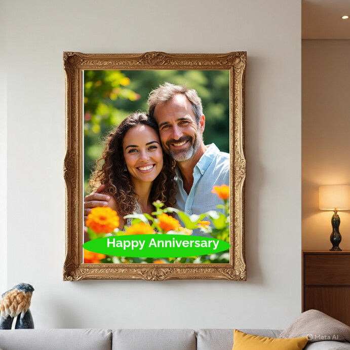 Joyful Happy Anniversary Instagram Post Template | PosterMyWall