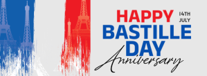 Joyful Happy Bastille Day Facebook Cover Photo Facebook-coverfoto template