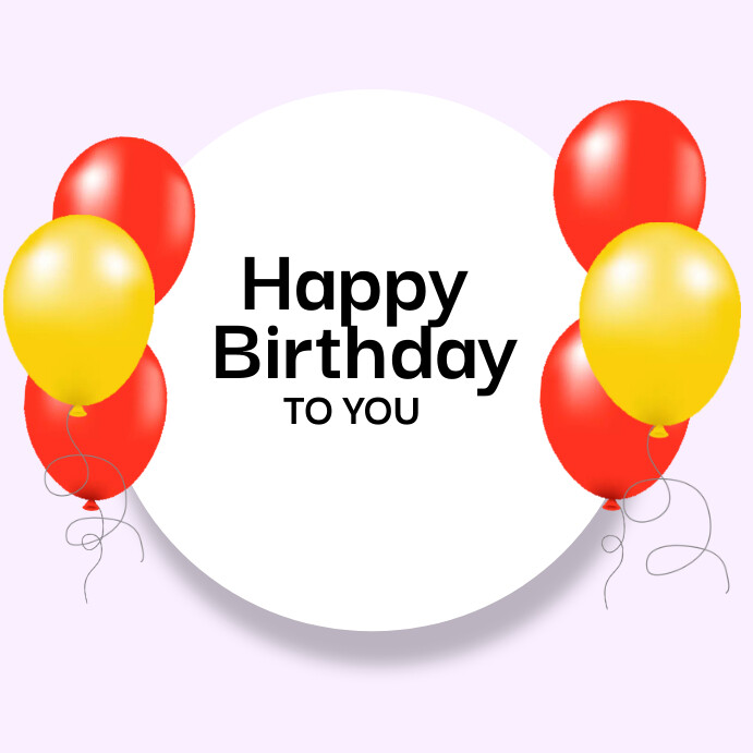Plantilla de Joyful Happy Birthday Template Instagram Post | PosterMyWall