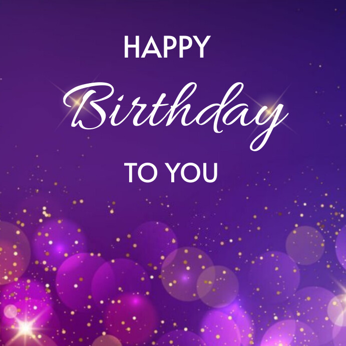 Plantilla de Joyful Happy Birthday To You Instagram Post | PosterMyWall