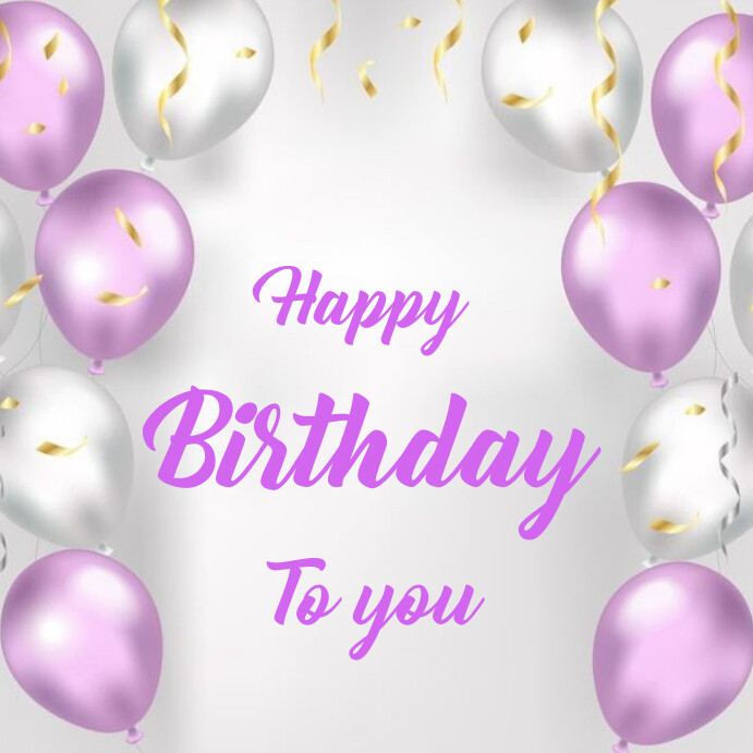 Plantilla de Joyful Happy Birthday To You Instagram Post | PosterMyWall