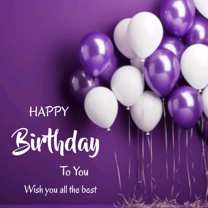 Plantilla de Joyful Happy Birthday To You Instagram Post | PosterMyWall