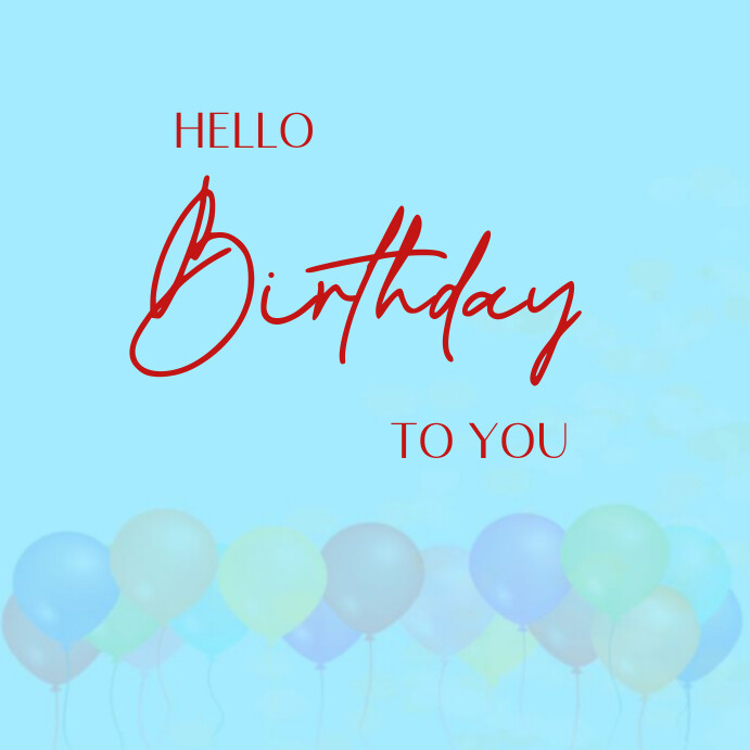 Plantilla de Joyful Happy Birthday To You Instagram Post | PosterMyWall