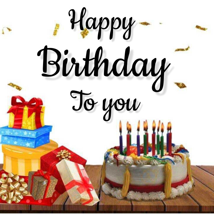 Plantilla de Joyful Happy Birthday To You Instagram Post | PosterMyWall