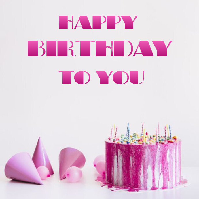 Plantilla de Joyful Happy Birthday To You Instagram Post | PosterMyWall