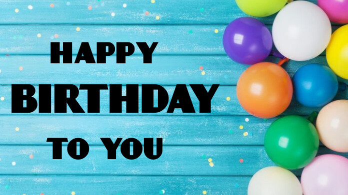 Plantilla de Joyful Happy Birthday To You Twitter Post | PosterMyWall