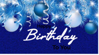 Joyful Happy Birthday Youtube Thumbnail template
