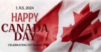 Joyful Happy Canada Day  Facebook Shared Imag template