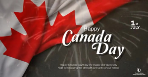 Joyful Happy Canada Day Instagram Изображение, которым поделились на Facebook template