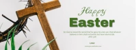 Joyful Happy Easter Facebook Cover Photo template