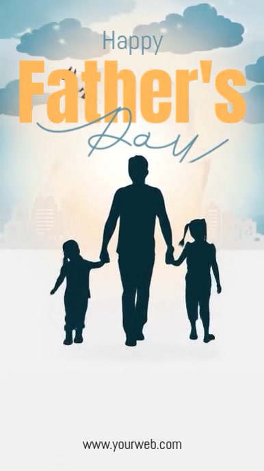 Joyful Happy Father’s Day Instagram Reel template