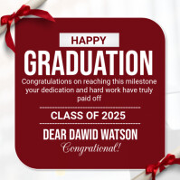 Joyful Happy Graduation Instagram Post template