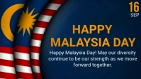 Joyful Happy Malaysia Day Digital Display (16 Digitalanzeige (16:9) template
