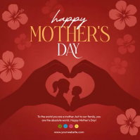 Joyful Happy Mother's Day Square (1:1) template