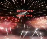 Joyful Happy New Year 2025 Medium Rectangle Mellemstort rektangel template