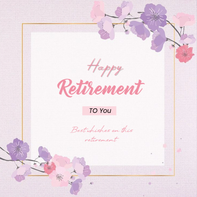 Plantilla de Joyful Happy Retirement Instagram Post | PosterMyWall