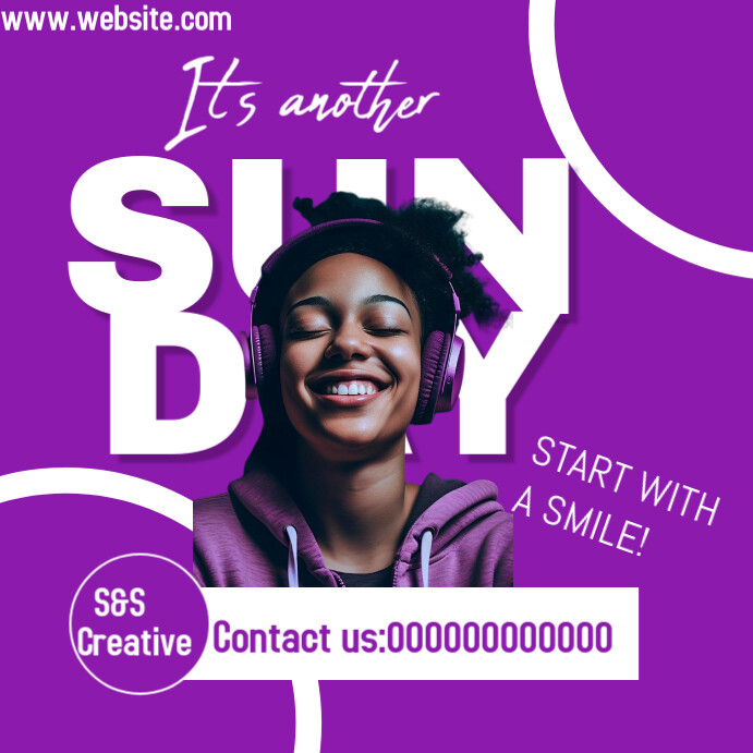 Copy of Joyful Happy Sunday Instagram Post | PosterMyWall