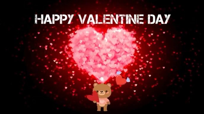 Joyful Happy Valentin Digital Display (16:9) template