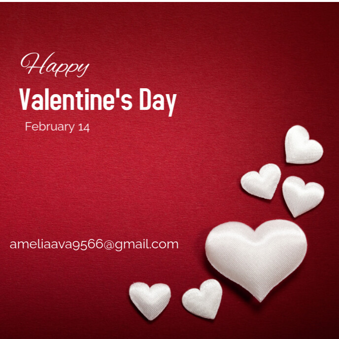 Joyful Happy Valentine's Day Album Cover Template | PosterMyWall