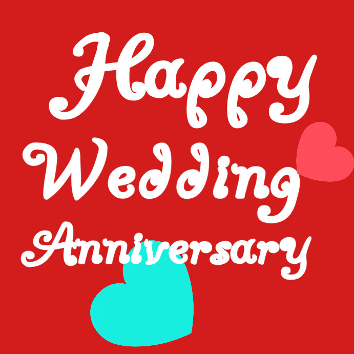 Joyful Happy Wedding Anniversary Instagram Post Template | PosterMyWall