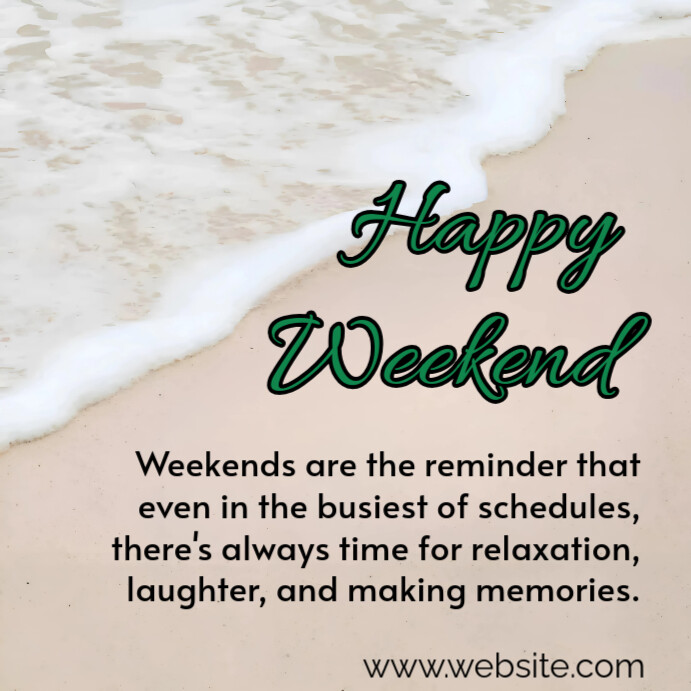 Copy of Joyful Happy Weekend Instagram Post | PosterMyWall