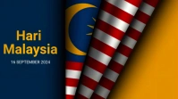 Joyful Hari Malaysia Day Digital Display (16: Digitalanzeige (16:9) template