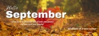 Joyful Hello September Facebook Cover Photo template