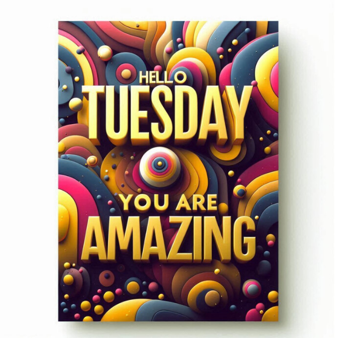 Joyful Hello Tuesday Motivation Instagram Po Template | PosterMyWall