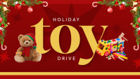 Joyful Holiday Toy Drive Blog Header template