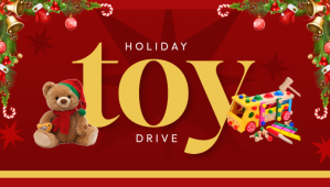 Joyful Holiday Toy Drive Blog Header template