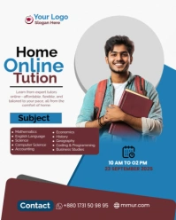 Joyful Home And Tution Instagram Portrait template