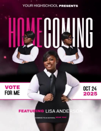 Joyful Homecoming  Flyer (us Letter) template
