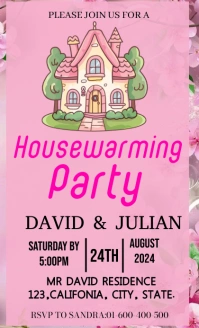 Joyful Housewarming Party Invitation Template