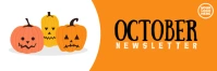Joyful Illustrative October Halloween Newsletter Email Header Template