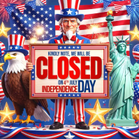 Joyful Independence Day Closure Square Video สี่เหลี่ยมจัตุรัส (1:1) template