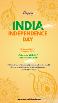 Joyful Independence Day India Instagram Story template