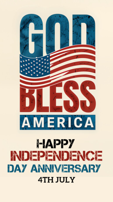 Joyful Independence Day Usa Instagram Story template
