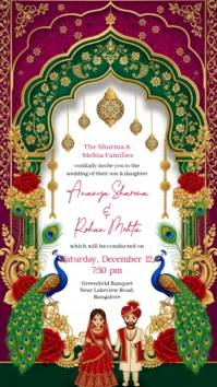 Joyful Indian Invitation Instagram Story template