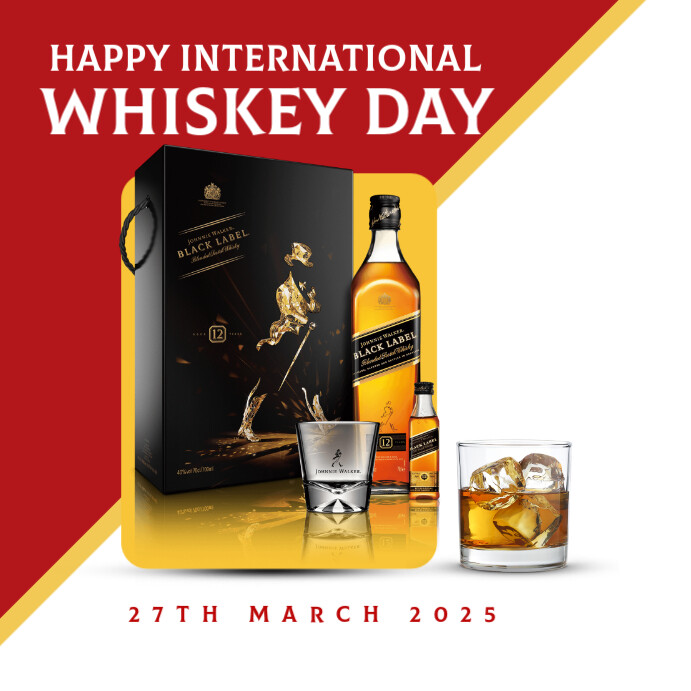 Whiskey Posts Joyful International Whiskey Day Instagram Post Template | PosterMyWall
