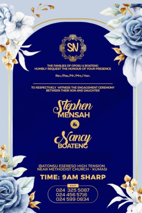 Invitation Message Poster Joyful Invitation Cards Poster Template | PosterMyWall