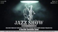Joyful Jazz Show Musical Festival 2025 Digital Display (16:9) template